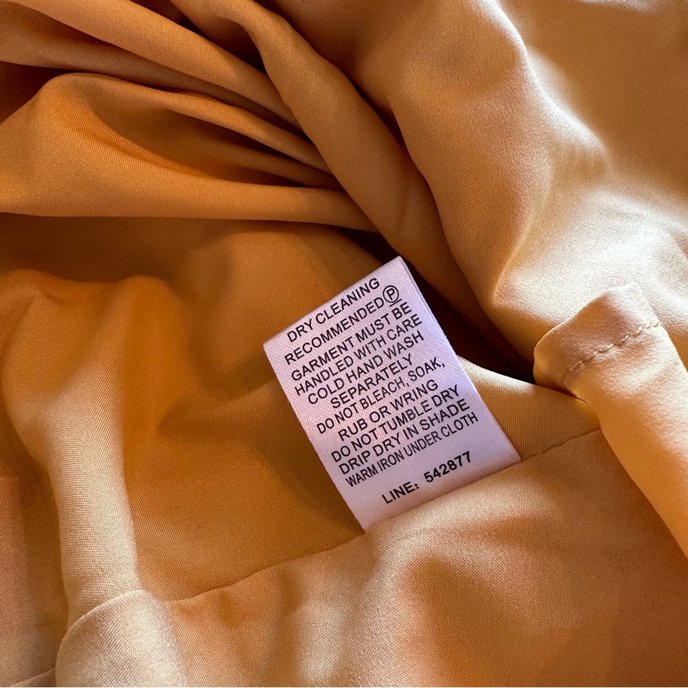 Dotti Size 6 Yellow Ruffle Dress Soft Spring - Picture 4 of 7